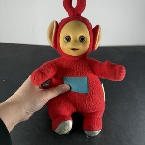 Teletubbies Po Red 12" Plush Stuffed Toy 1998 Vintage Playskool PBS